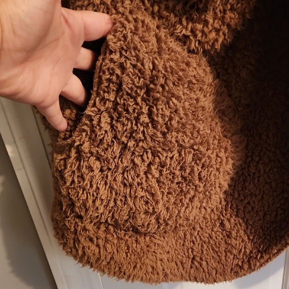 Ashley By 26 International Brown Teddy Jacket - Picture 2 of 4